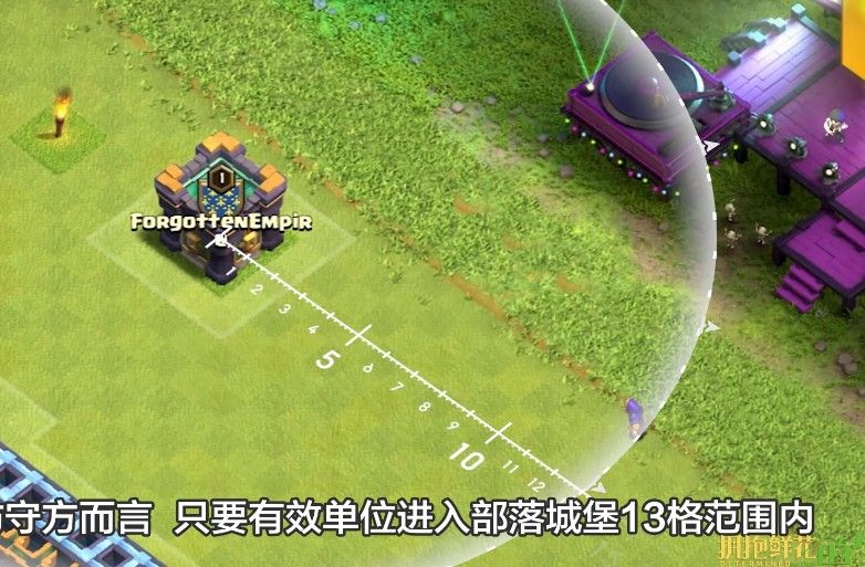 城堡范围